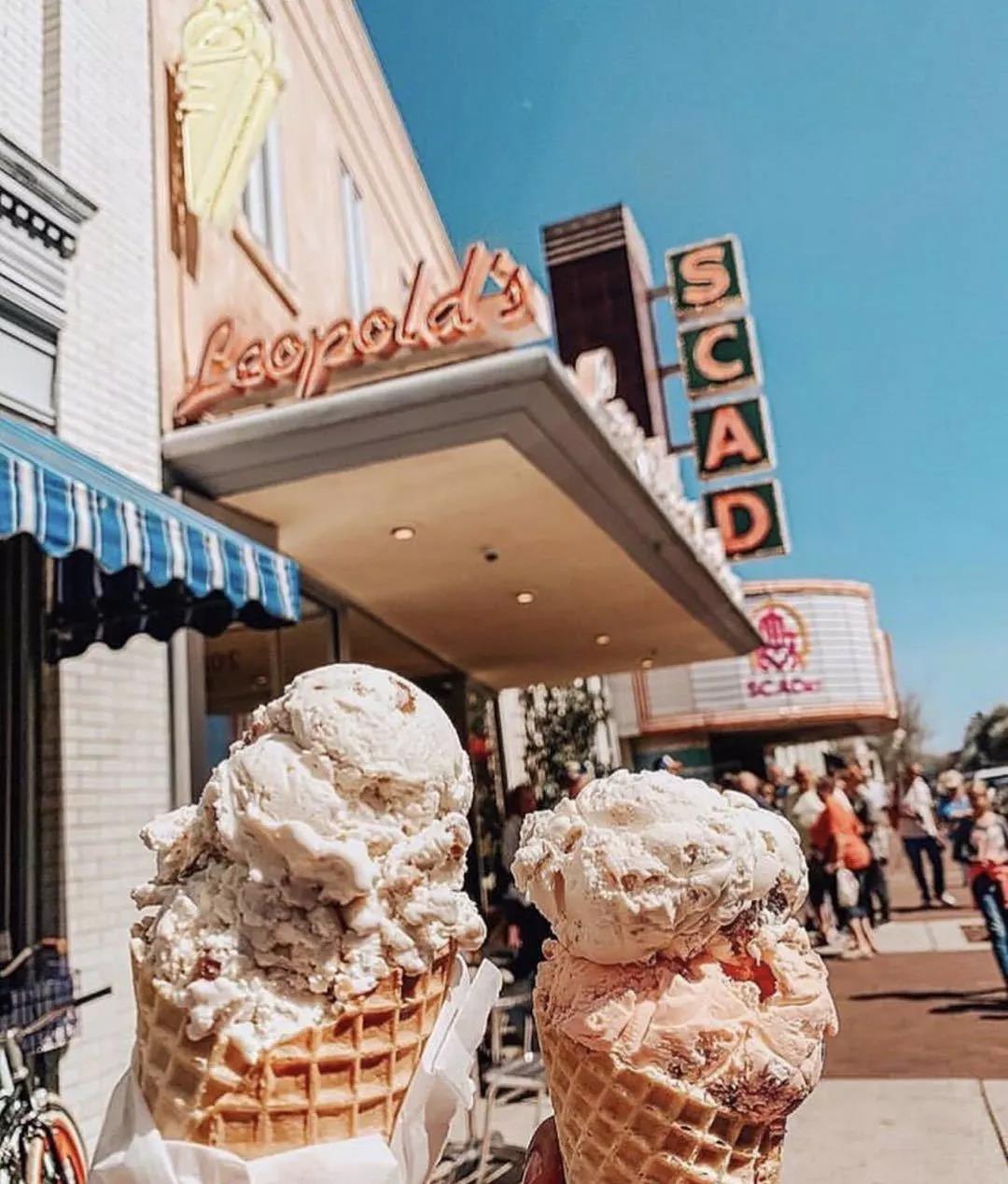 Ivy最愛的薩凡納冰激凌店(圖片來自網(wǎng)絡(luò))