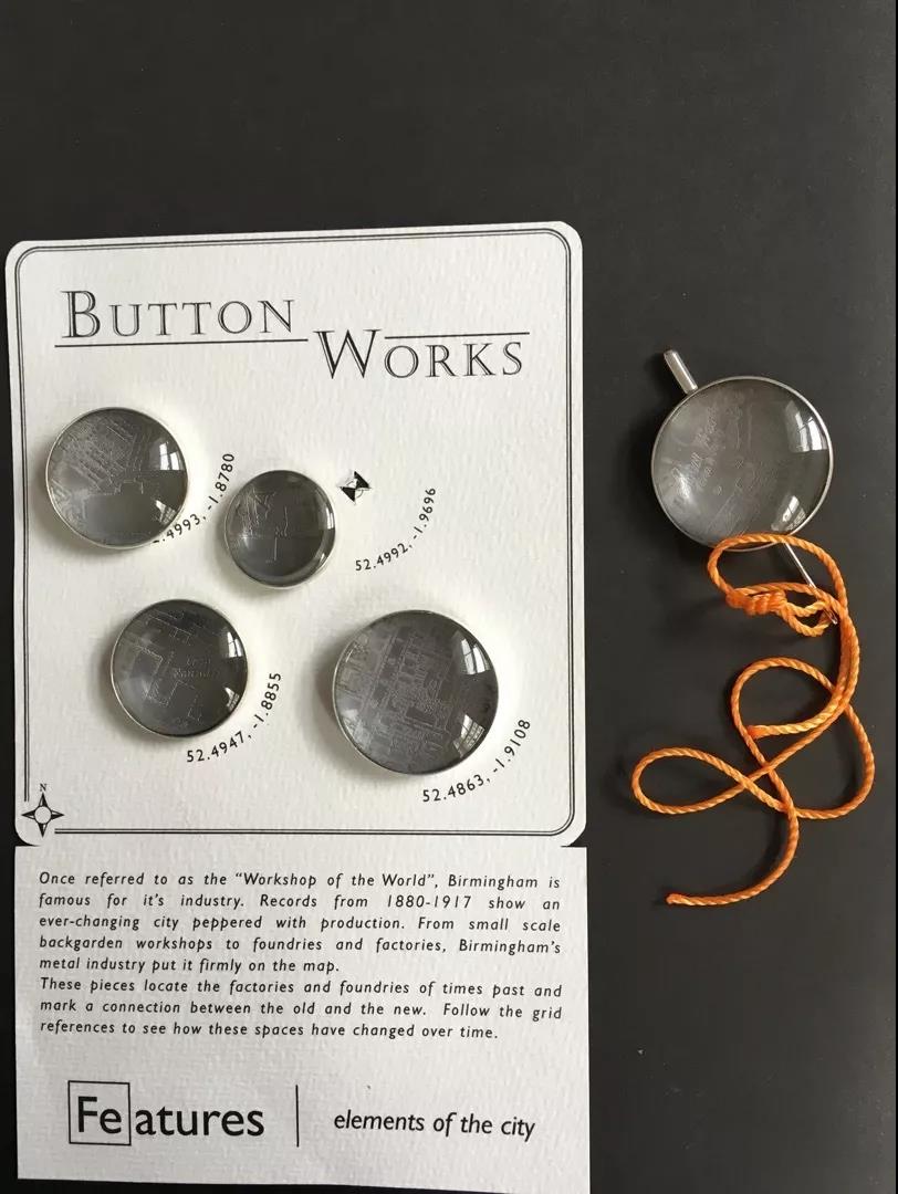 Rebecca Steiner Features:Elements of the City 紐扣/針