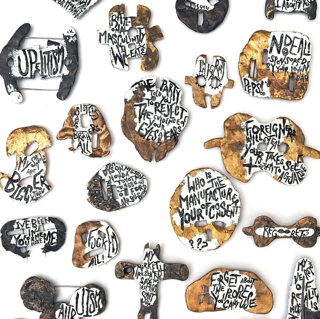 Brooch: Us and Them, 2019